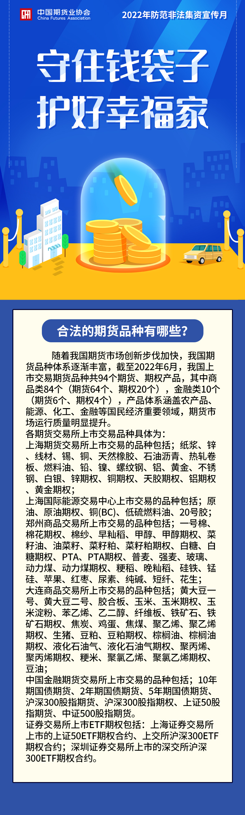 【2022年防范非法集資宣傳月】合法的期貨品種有哪些？